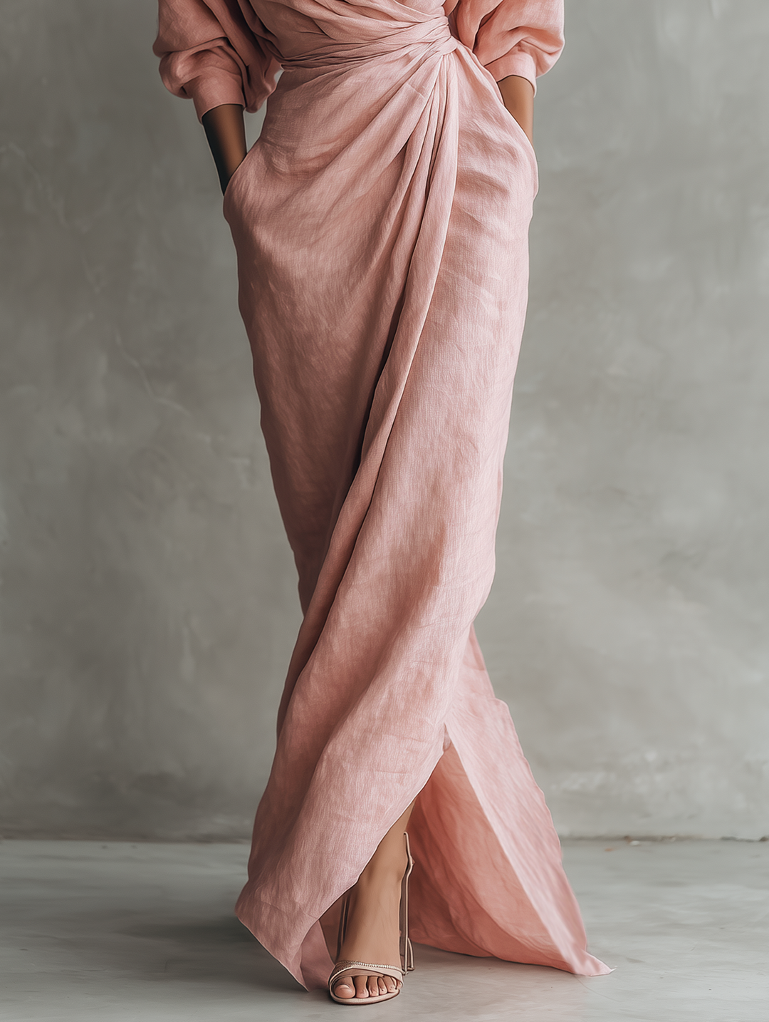 Adelaide | V-Neck Wrap Maxi Dress