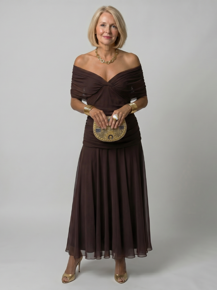 Eva | Flowing Midi Dress