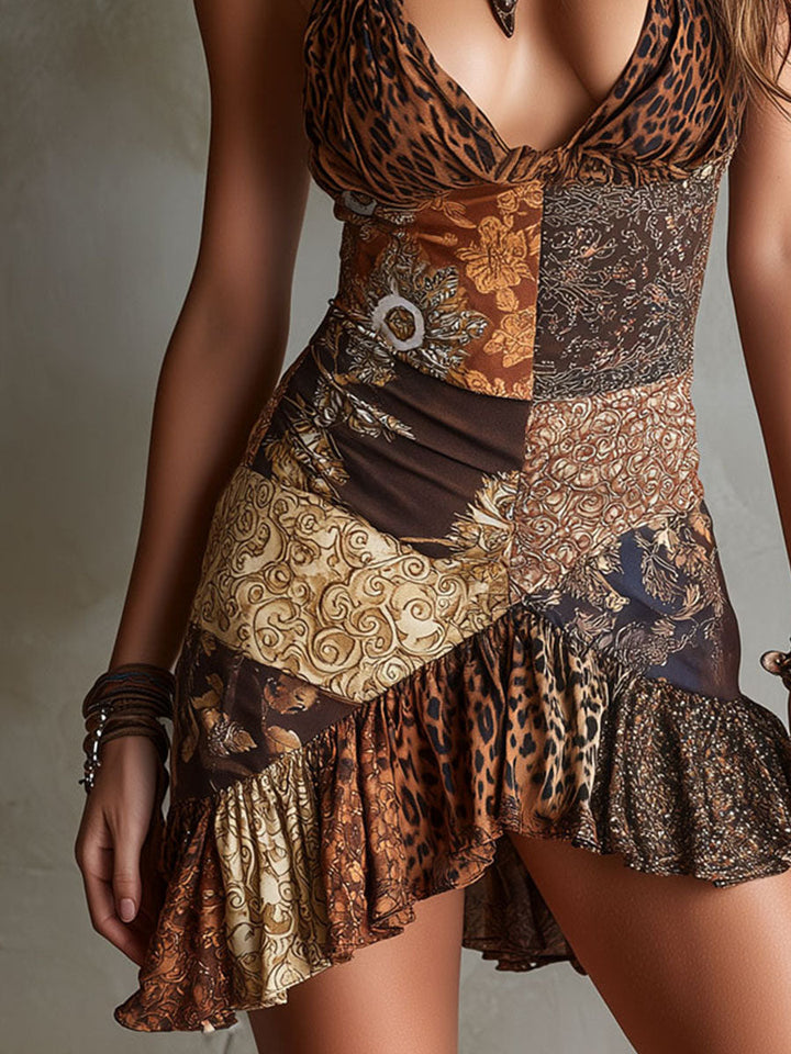 Sienna | Halter Mini Dress