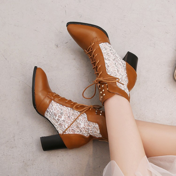 WILLOW | Openwork Panel Tall Boots