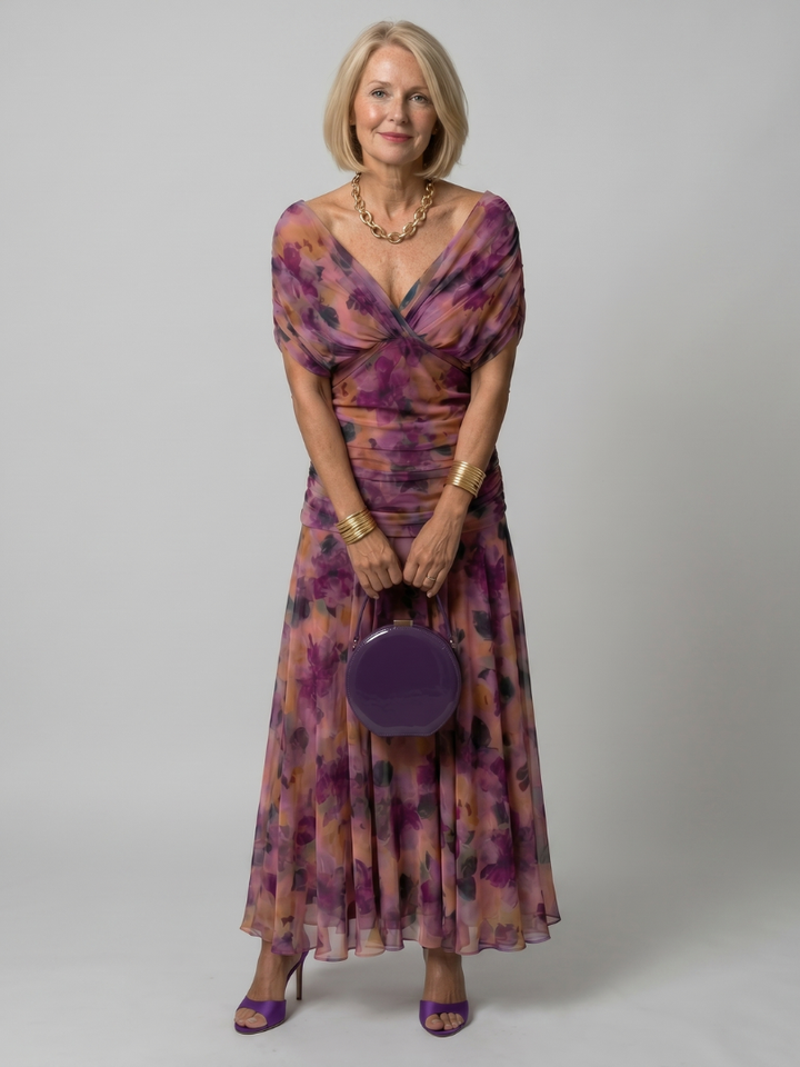 Eva | Flowing Midi Dress