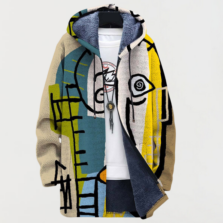 Morgan | Abstract Print Coat