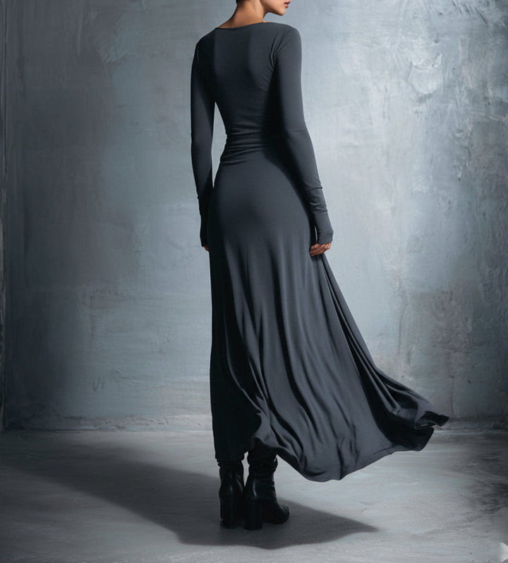 Mildred | Side-Knot Maxi Dress