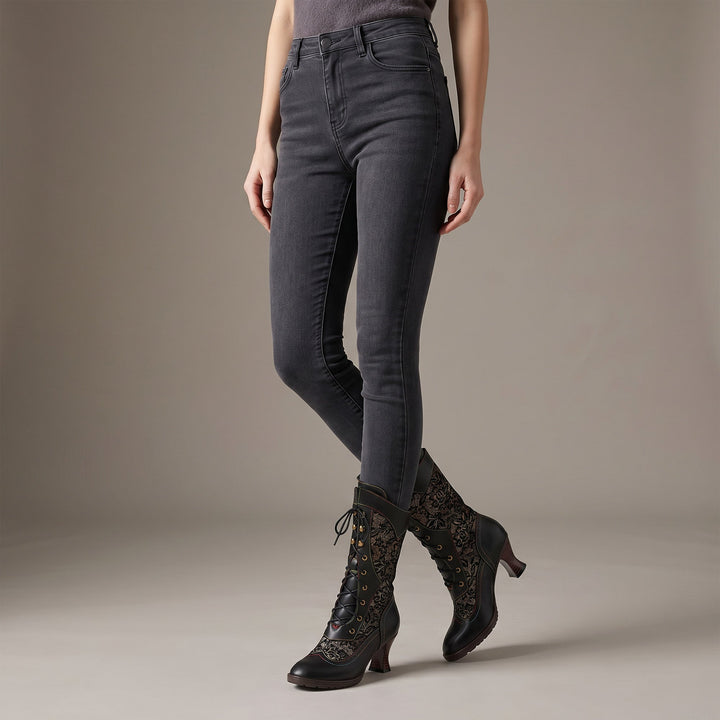 WILLOW | Openwork Panel Tall Boots