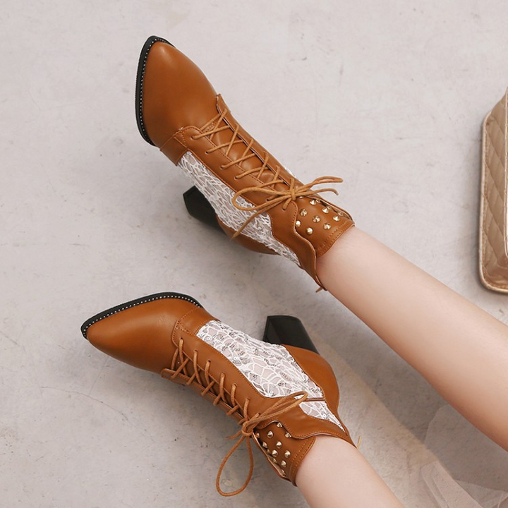 WILLOW | Openwork Panel Tall Boots