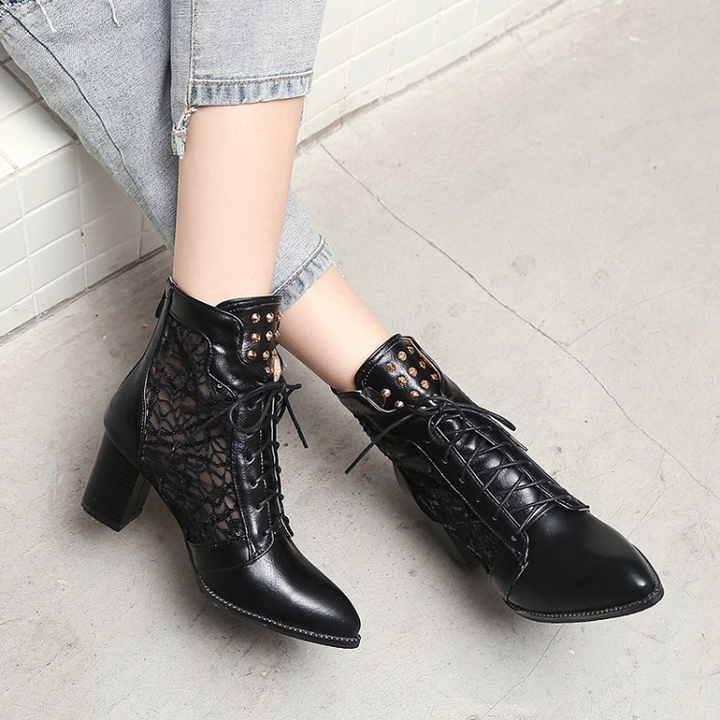 WILLOW | Openwork Panel Tall Boots