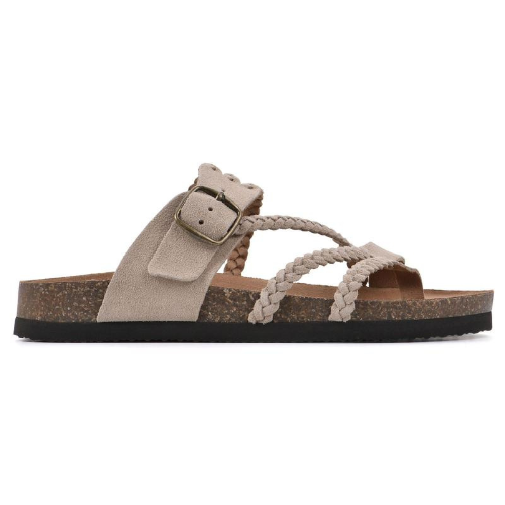 JOCELYN | Braided Cork Sandals