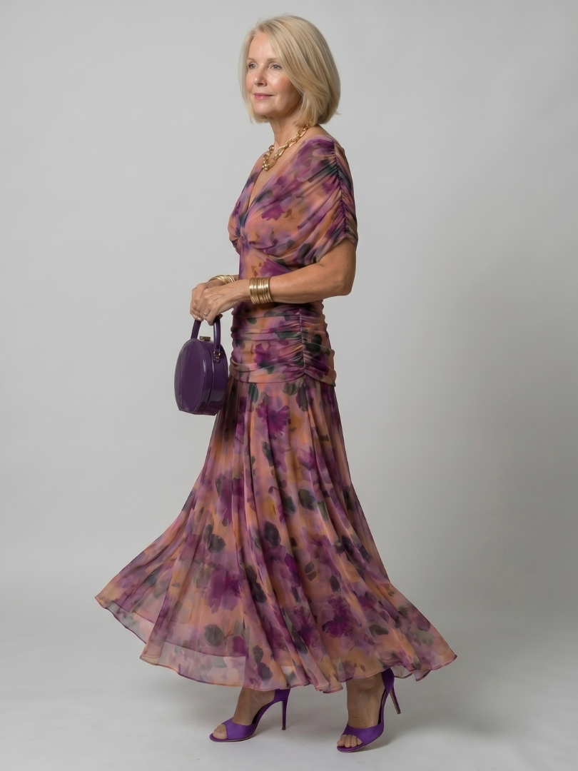 Eva | Flowing Midi Dress