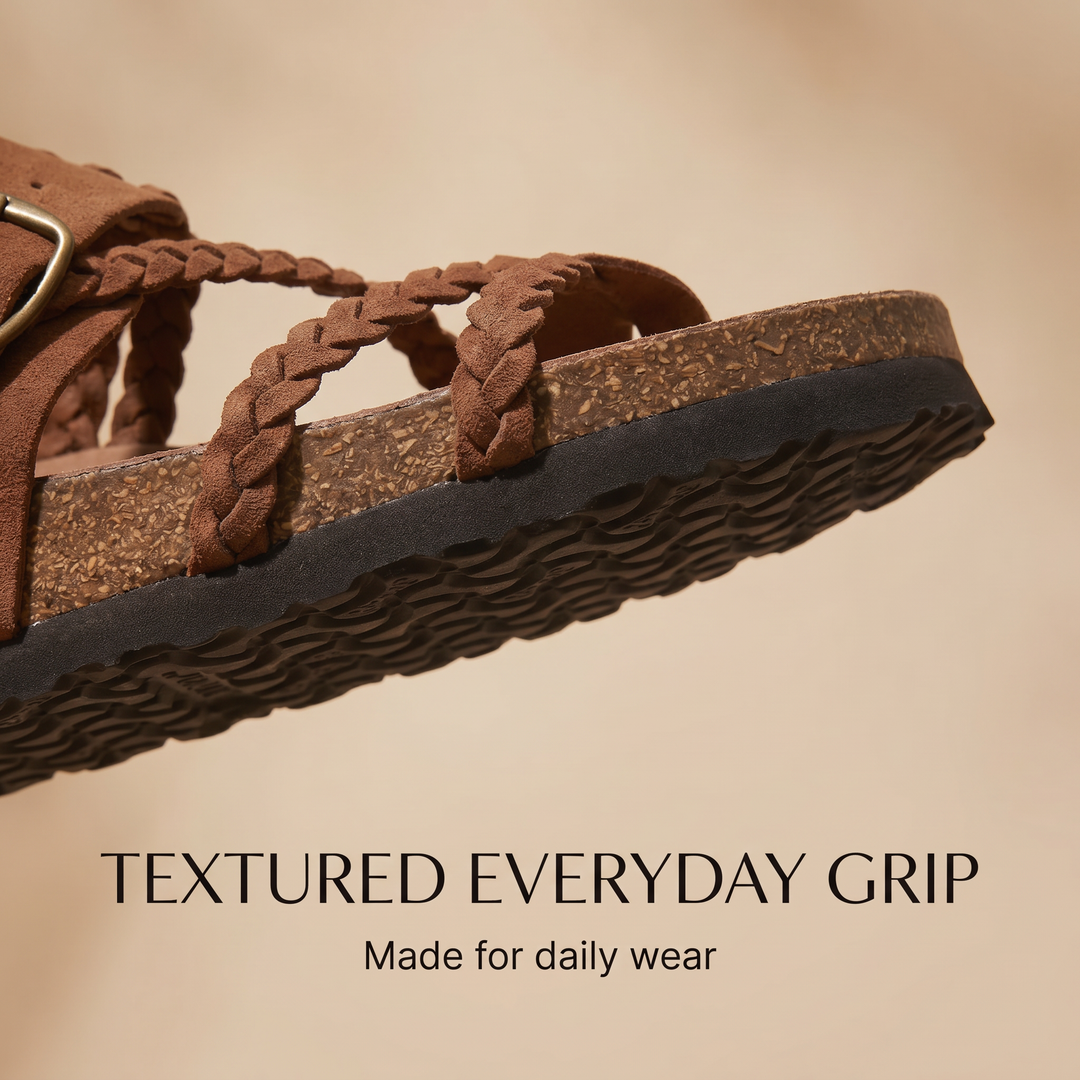 JOCELYN | Braided Cork Sandals