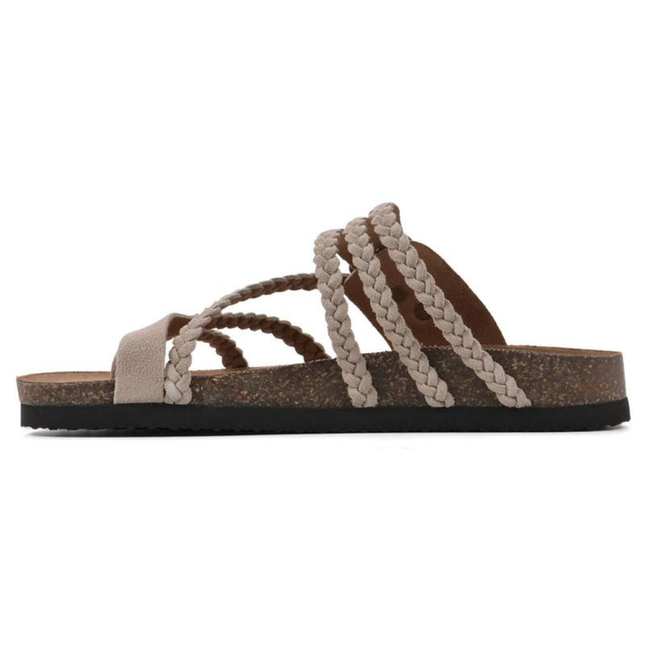 JOCELYN | Braided Cork Sandals