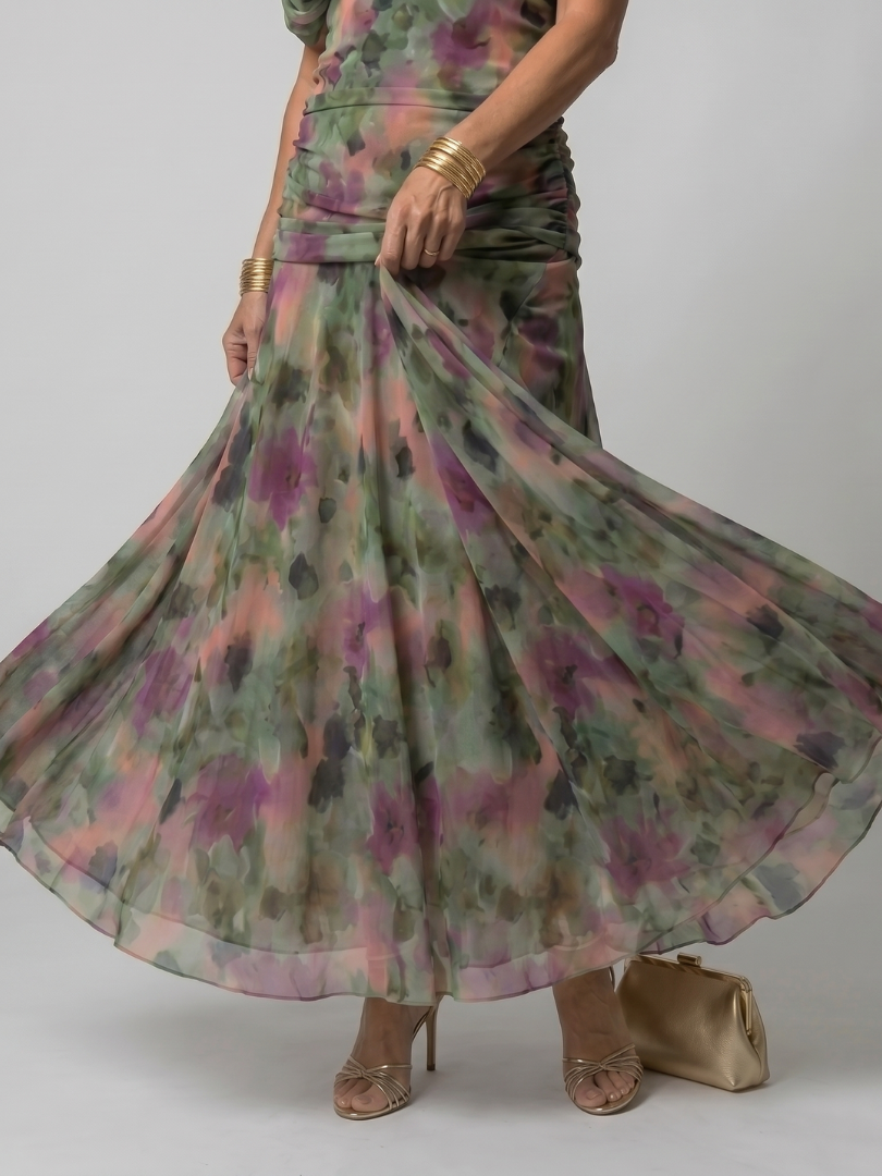 Eva | Flowing Midi Dress