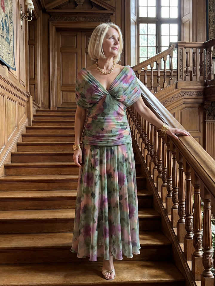 Eva | Flowing Midi Dress