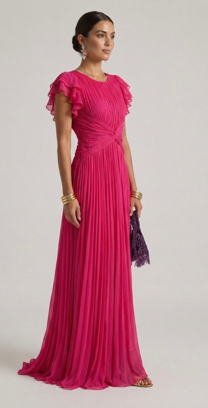 Ottavia | Pleated Evening Dress