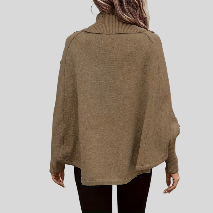 Rosalind | High-Neck Cable Sweater