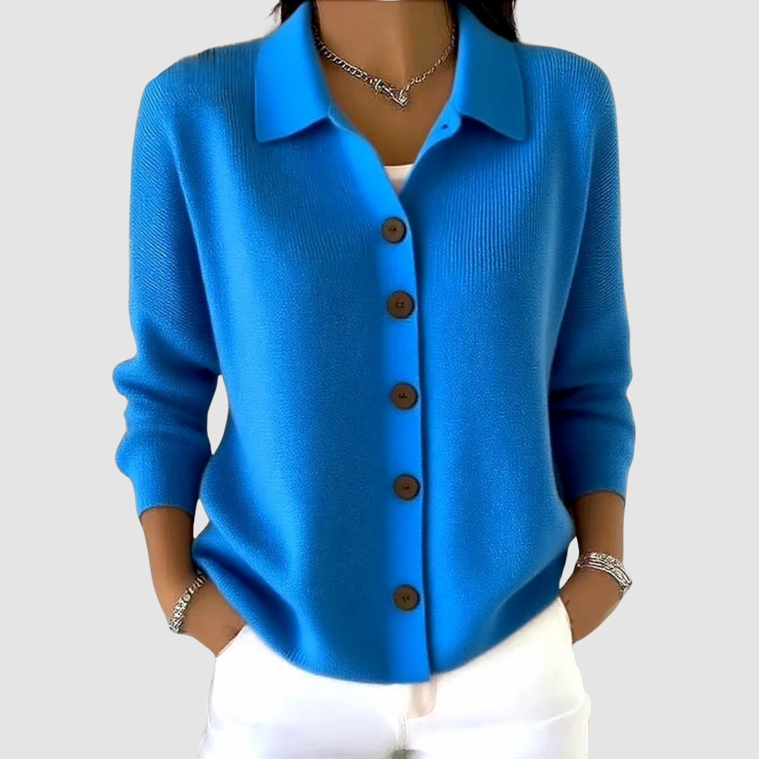 Millie | Button-Up Collared Cardigan
