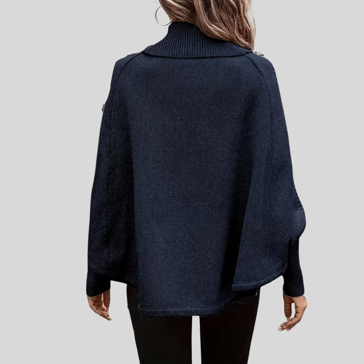 Rosalind | High-Neck Cable Sweater