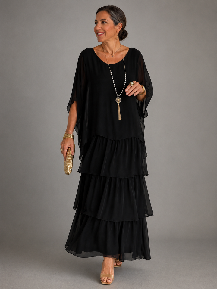 LARA | Layered Flowing Maxi Dress