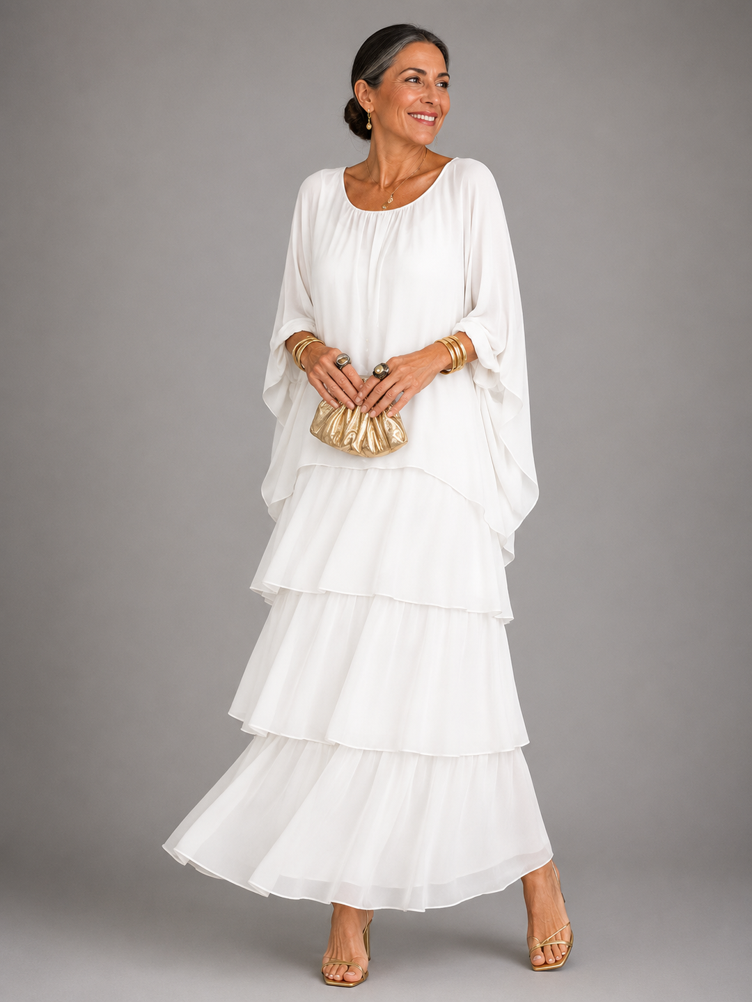 LARA | Layered Flowing Maxi Dress