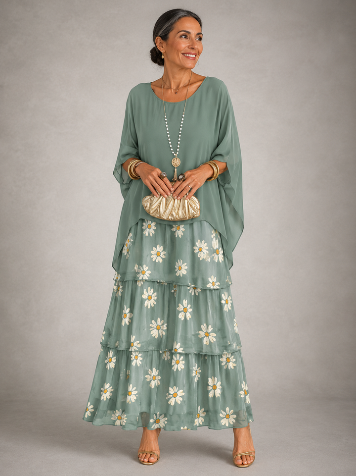 LARA | Layered Flowing Maxi Dress