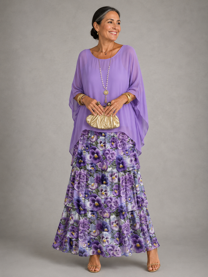 LARA | Layered Flowing Maxi Dress