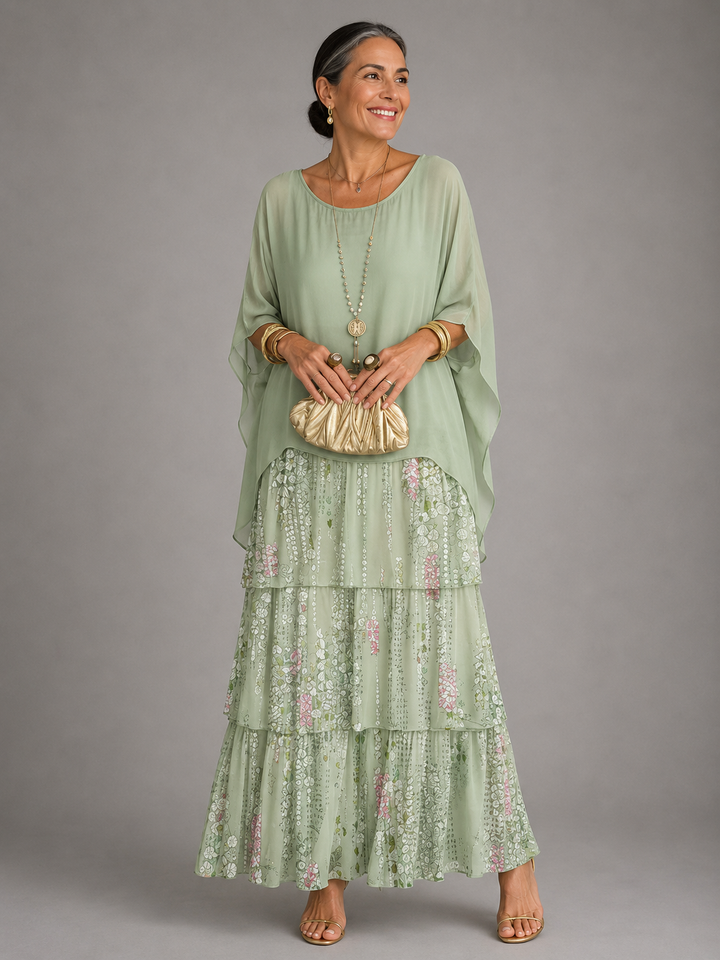 LARA | Layered Flowing Maxi Dress