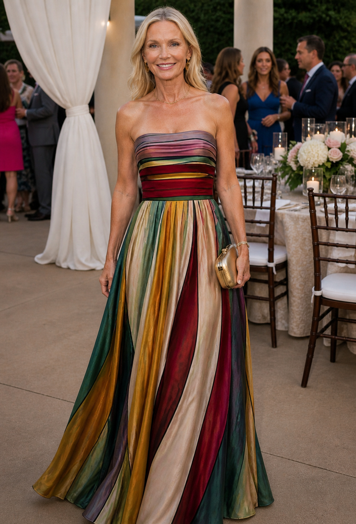 Bianca | Effortless Strapless A-Line Dress
