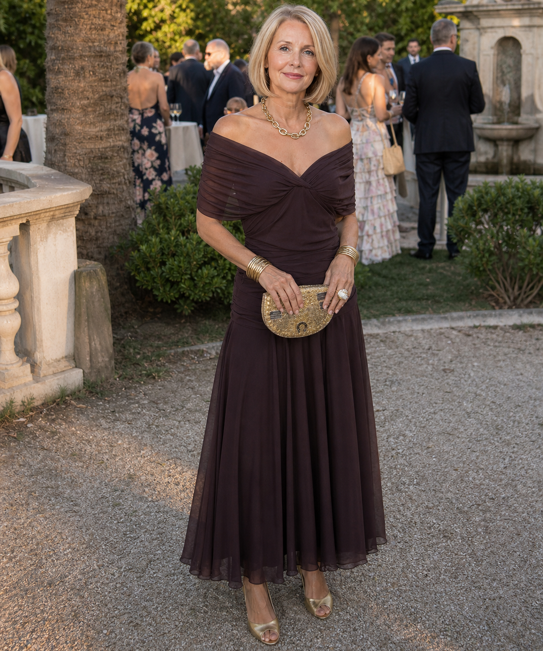 Eva | Flowing Midi Dress