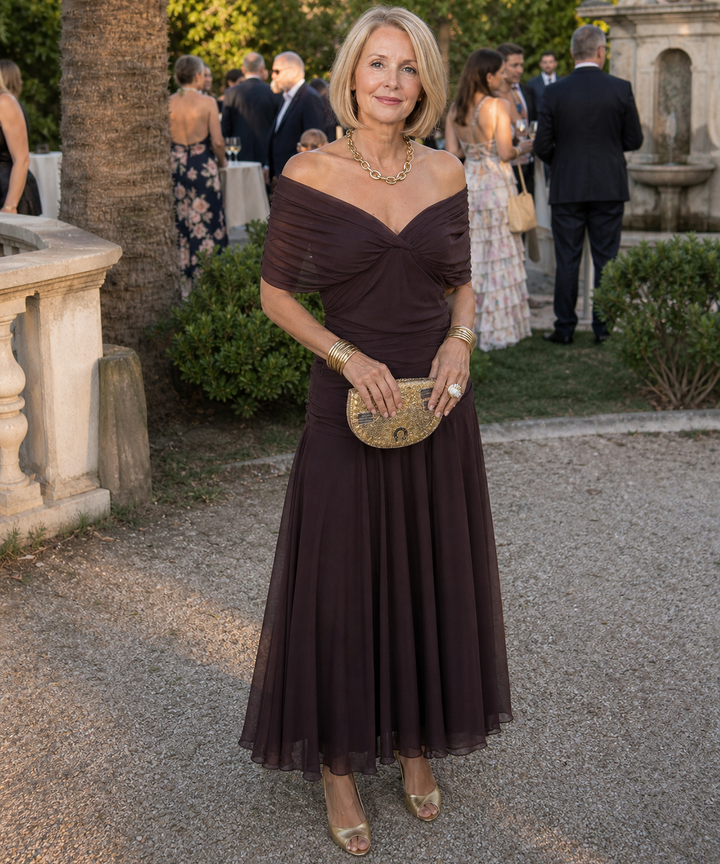 Eva | Flowing Midi Dress