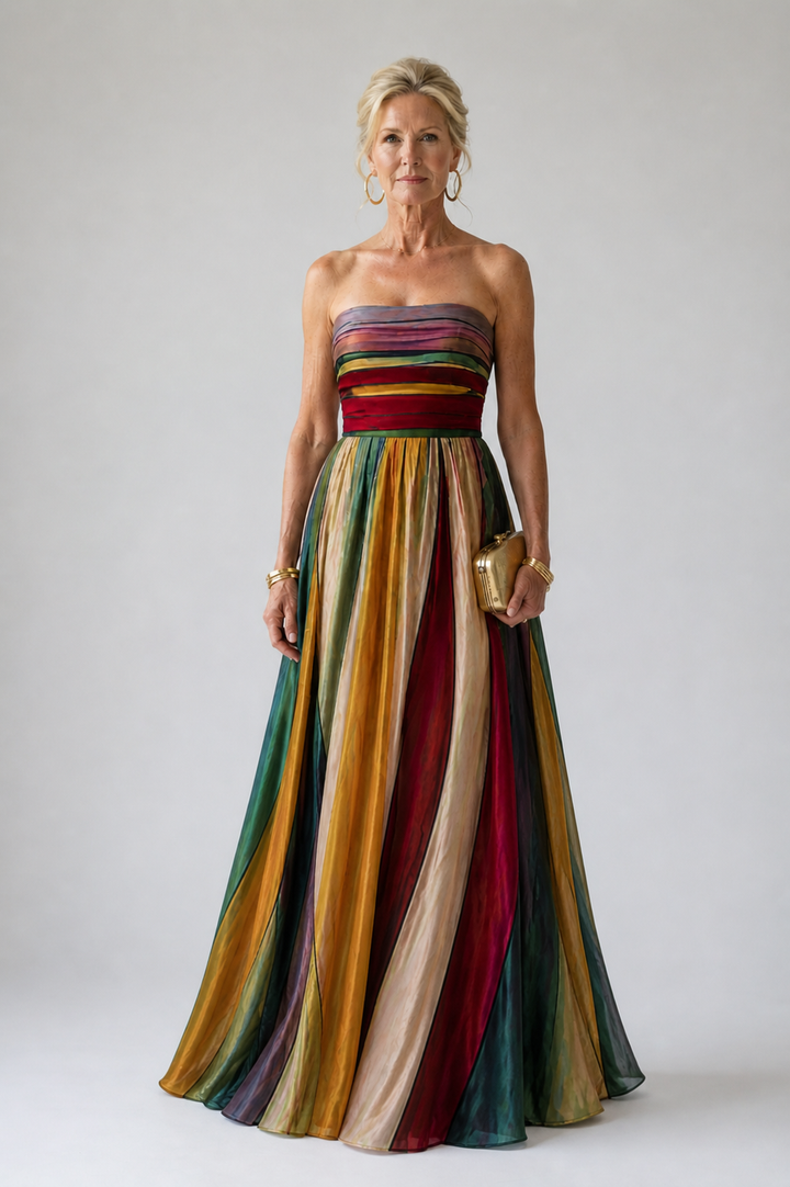 Bianca | Effortless Strapless A-Line Dress