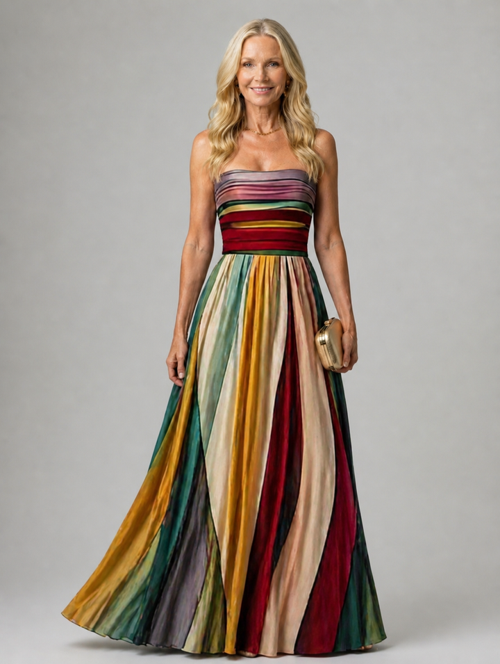 Bianca | Effortless Strapless A-Line Dress