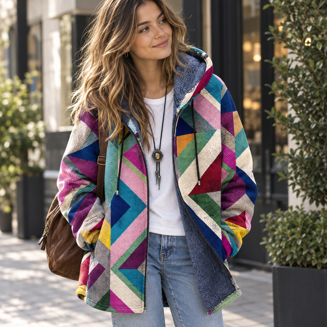 Marlow | Geometric Print Sweatshirt