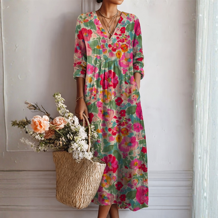 ROSALIE | Bohemian Pink Bloom Maxi