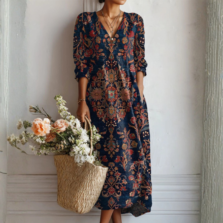 ADELINE | Bohemian Persian Bloom Maxi