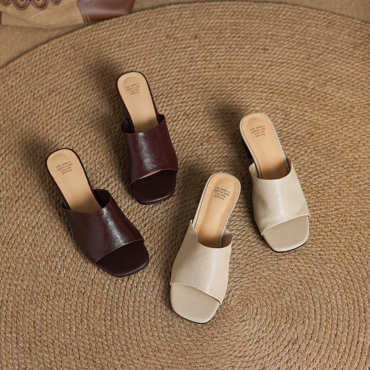 Oats | Genuine Leather Mules