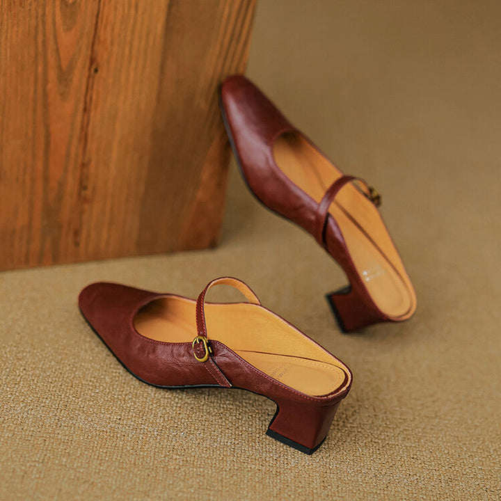 Vian | Genuine Leather Mules