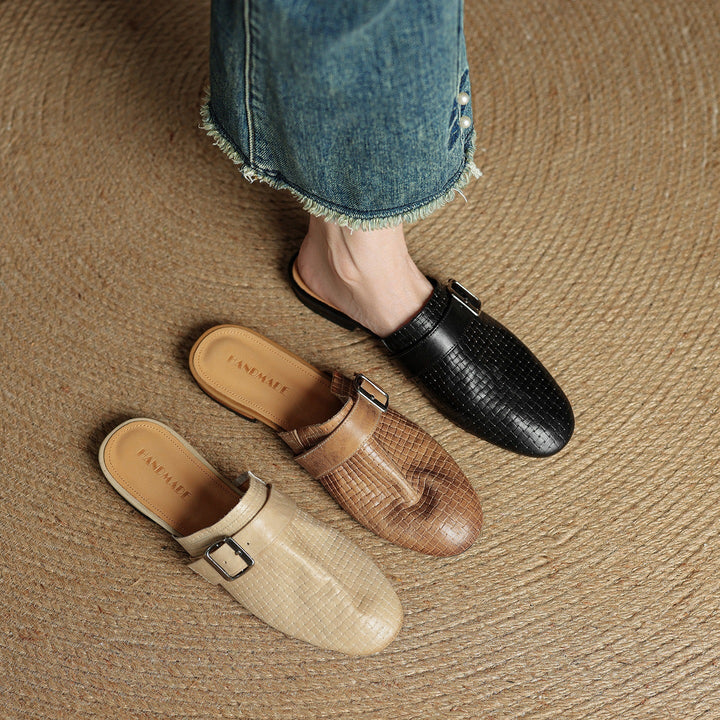 Emrie | Genuine Leather Mules