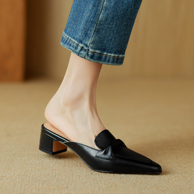 Erlen | Genuine Leather Mules