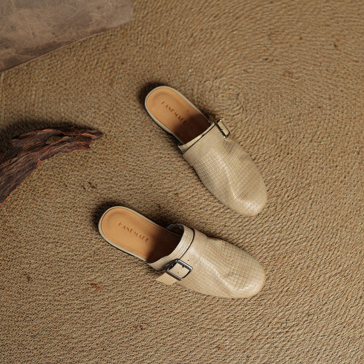 Emrie | Genuine Leather Mules