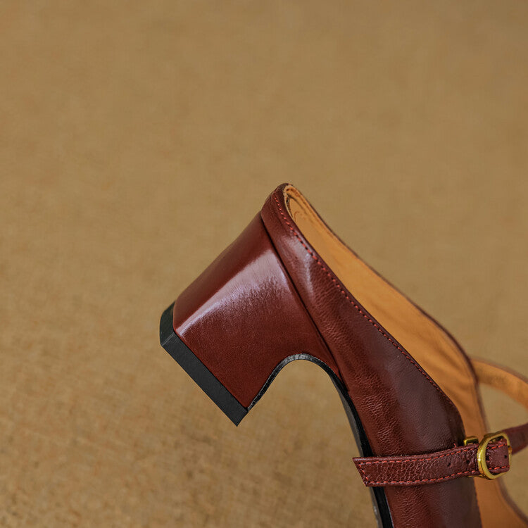 Vian | Genuine Leather Mules