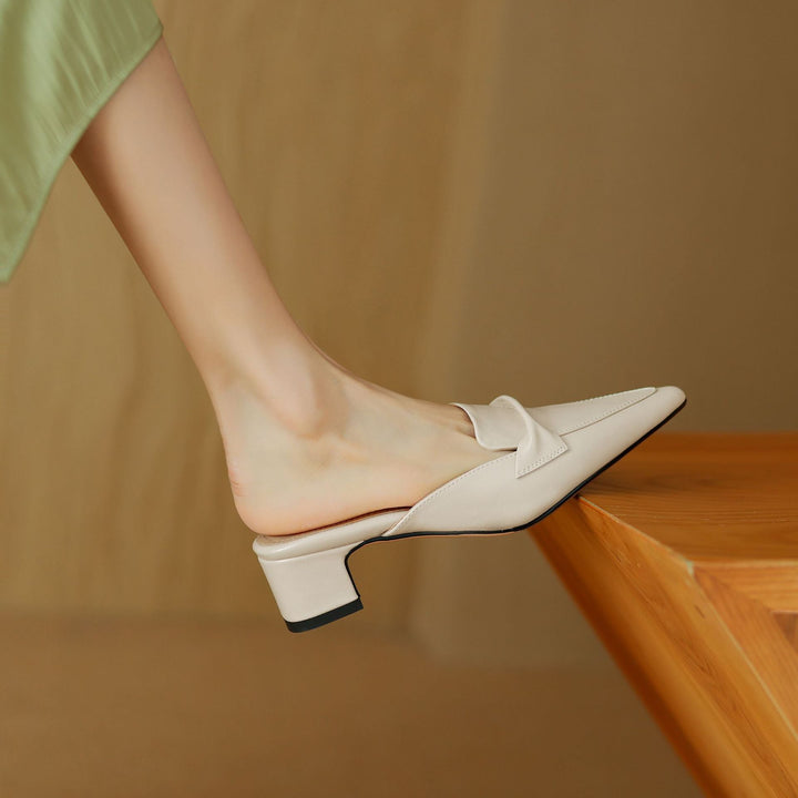 Erlen | Genuine Leather Mules