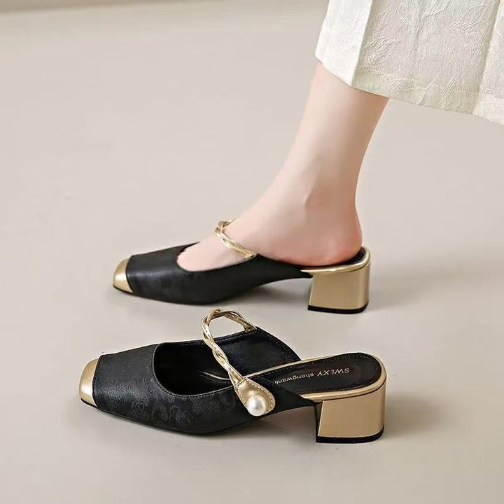 Melina | Genuine Leather Mules