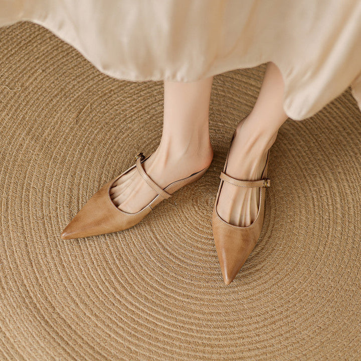 Neok | Genuine Leather Mules