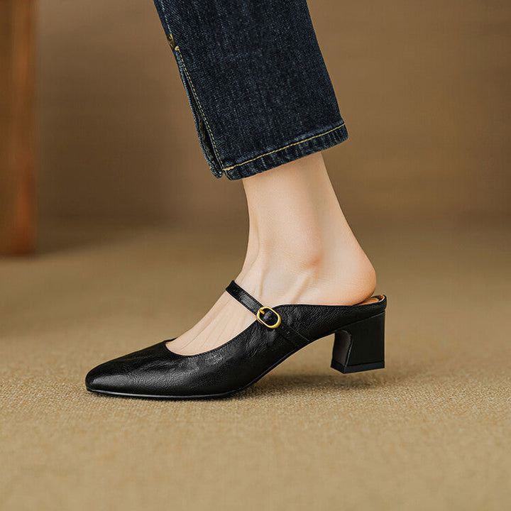 Vian | Genuine Leather Mules