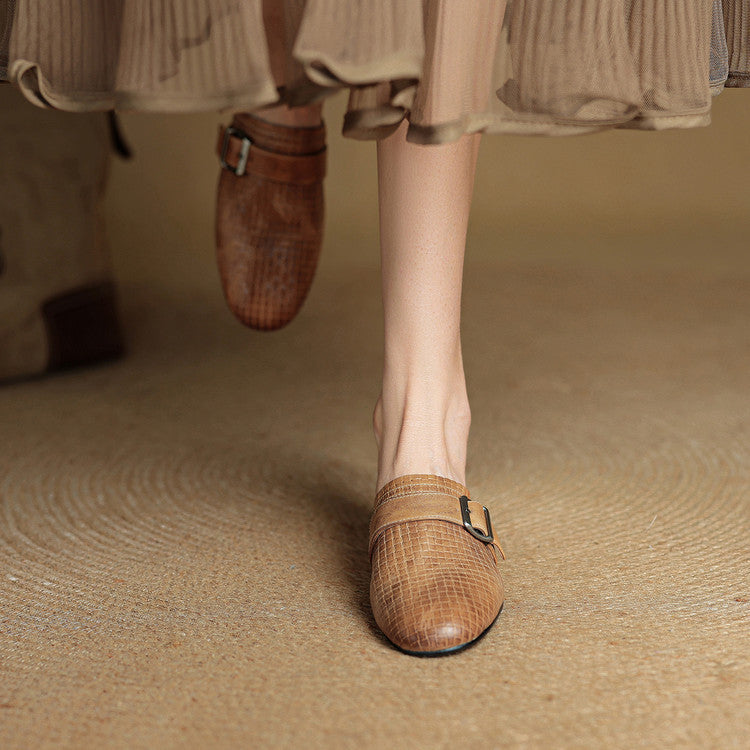 Emrie | Genuine Leather Mules