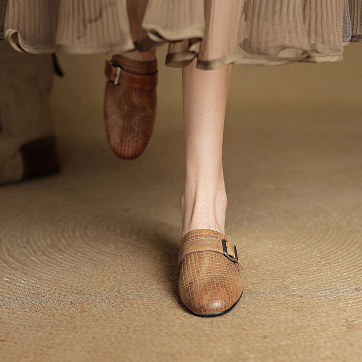 Emrie | Genuine Leather Mules