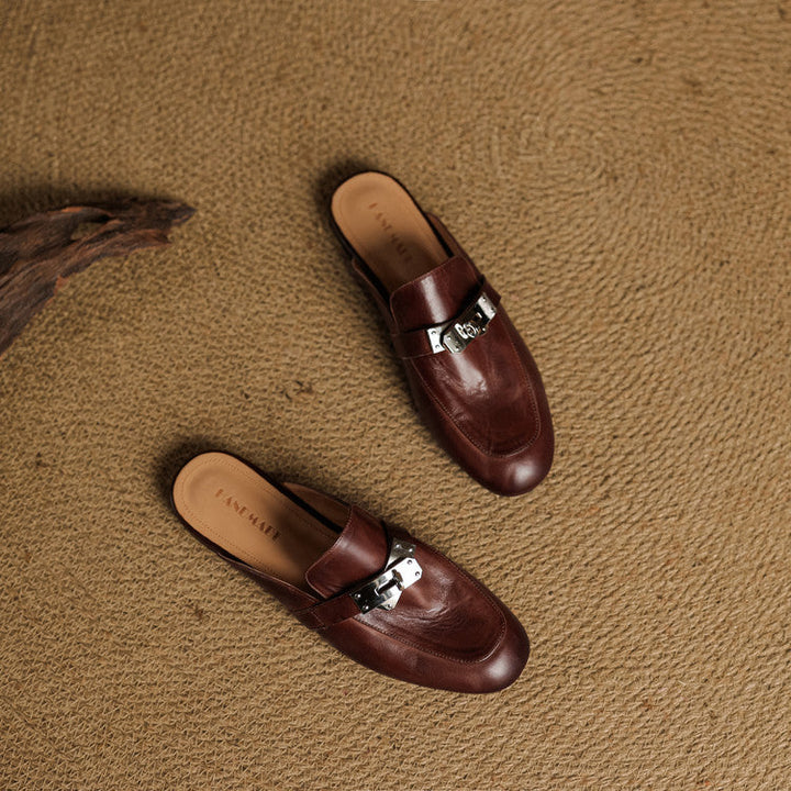 Carla | Genuine Leather Mules