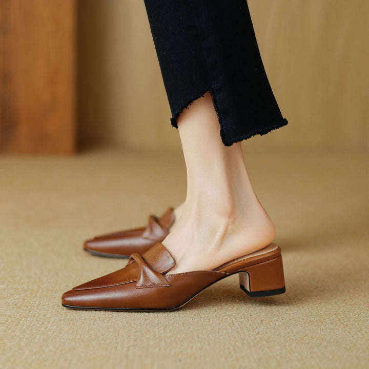 Erlen | Genuine Leather Mules