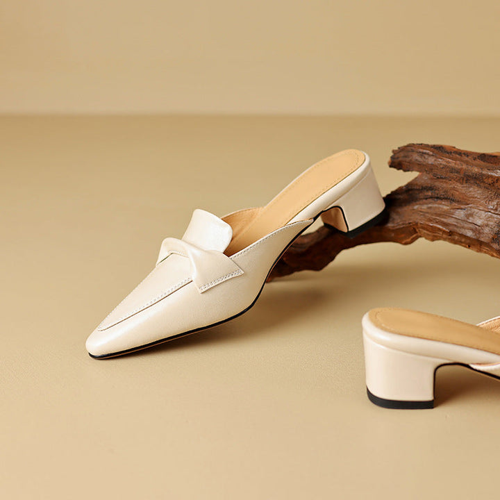 Erlen | Genuine Leather Mules