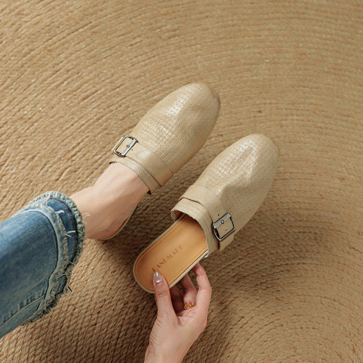 Emrie | Genuine Leather Mules