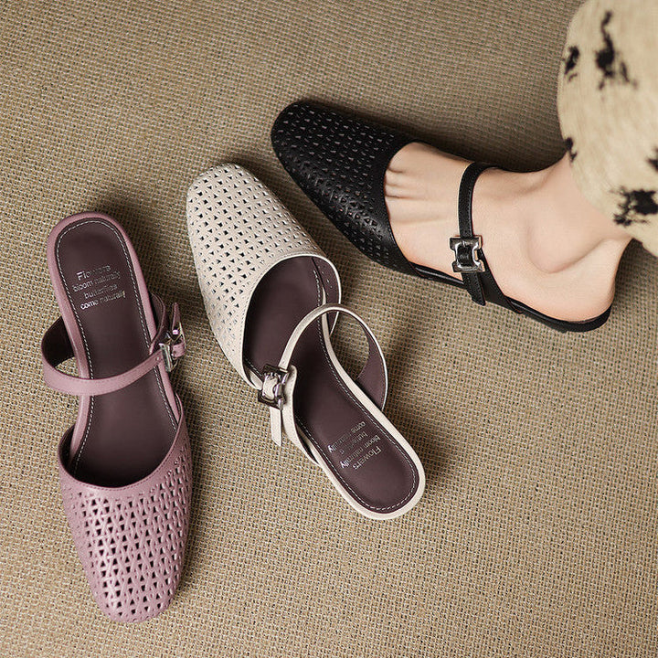 Ovia | Genuine Leather Mules